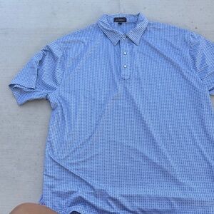 Stylish Blue Checkered Men's Shirt